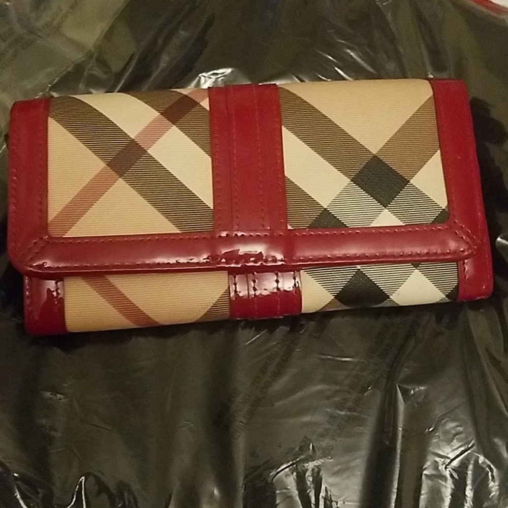 Authentic burberry wallet